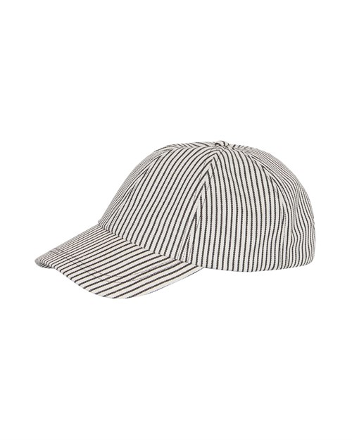 MSCH Rhianne Cap Kasket, Stribet, Lys/sort, Onesize
